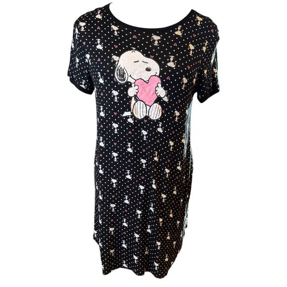 Peanuts Women’s Snoopy Sleep Shirt Sz. S - Picture 1 of 5